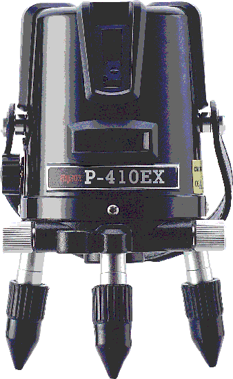 レーザー墨出器 P-410EX｜株式会社マイゾックス:::測量・土木機器から環境を創る